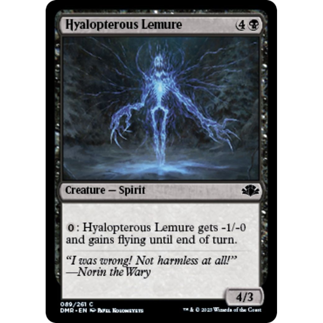 Image for Hyalopterous Lemure (89) (DMR) - Magic: The Gathering