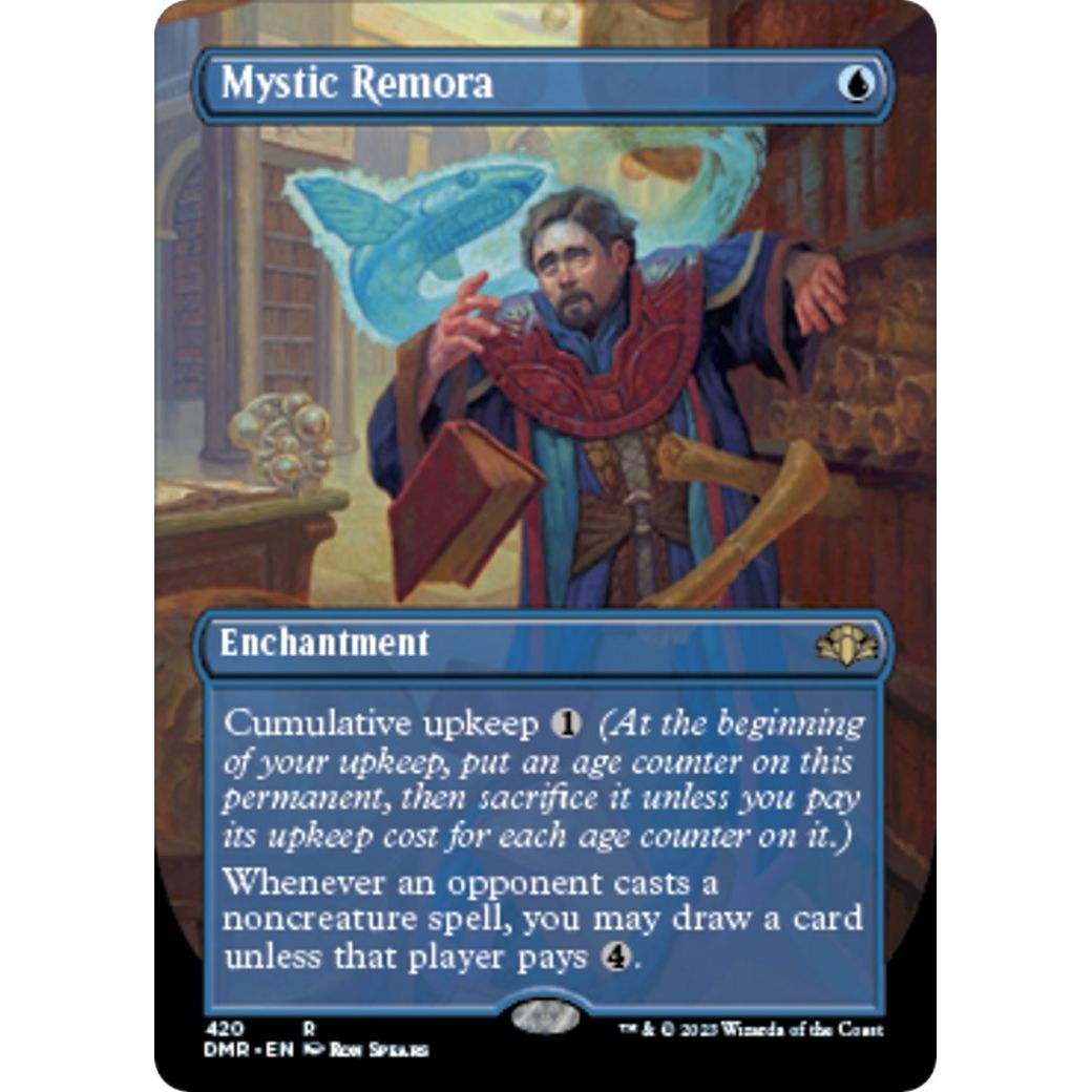 Image for Mystic Remora (Borderless) (420) (DMR) - Magic: The Gathering