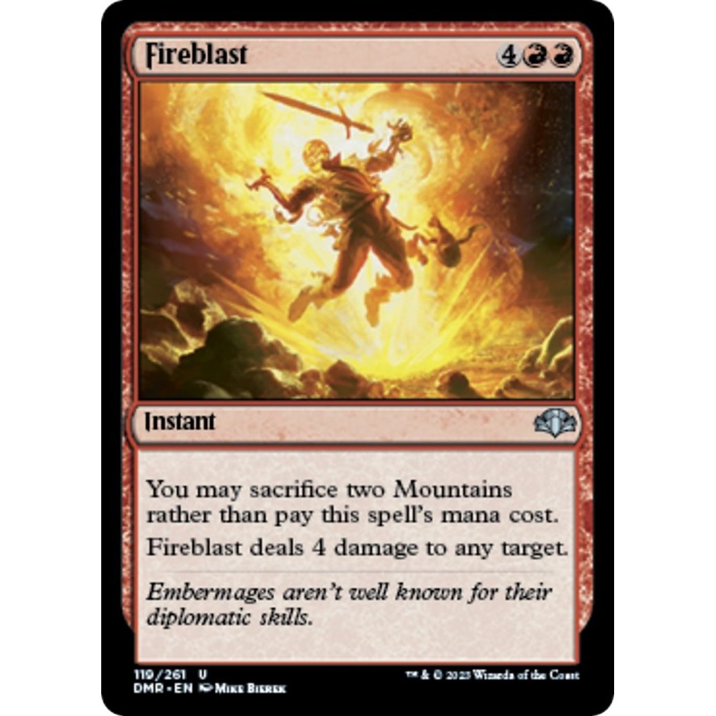 Image for Fireblast (119) (DMR) - Magic: The Gathering
