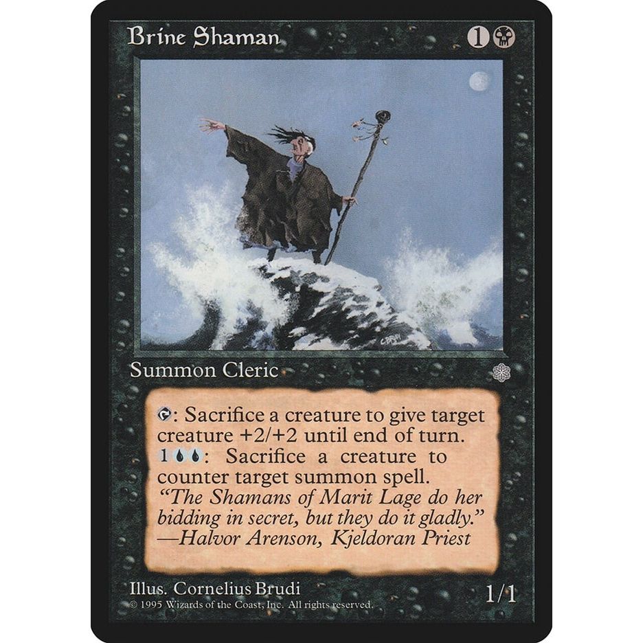 Image for Brine Shaman (ICE) - Magic: The Gathering