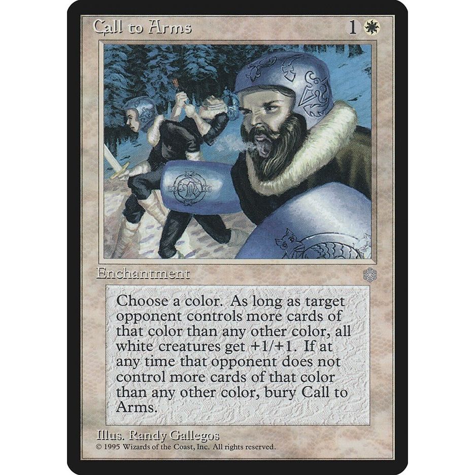 Image for Call to Arms (ICE) - Magic: The Gathering