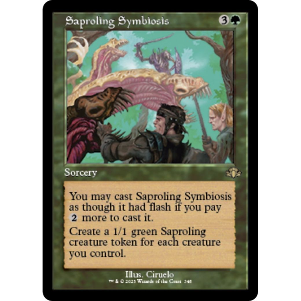 Image for Saproling Symbiosis (Retro Frame) (348) (DMR) - Magic: The Gathering