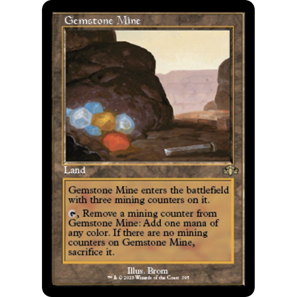 Image for Gemstone Mine (Retro Frame) (395) (DMR) - Magic: The Gathering