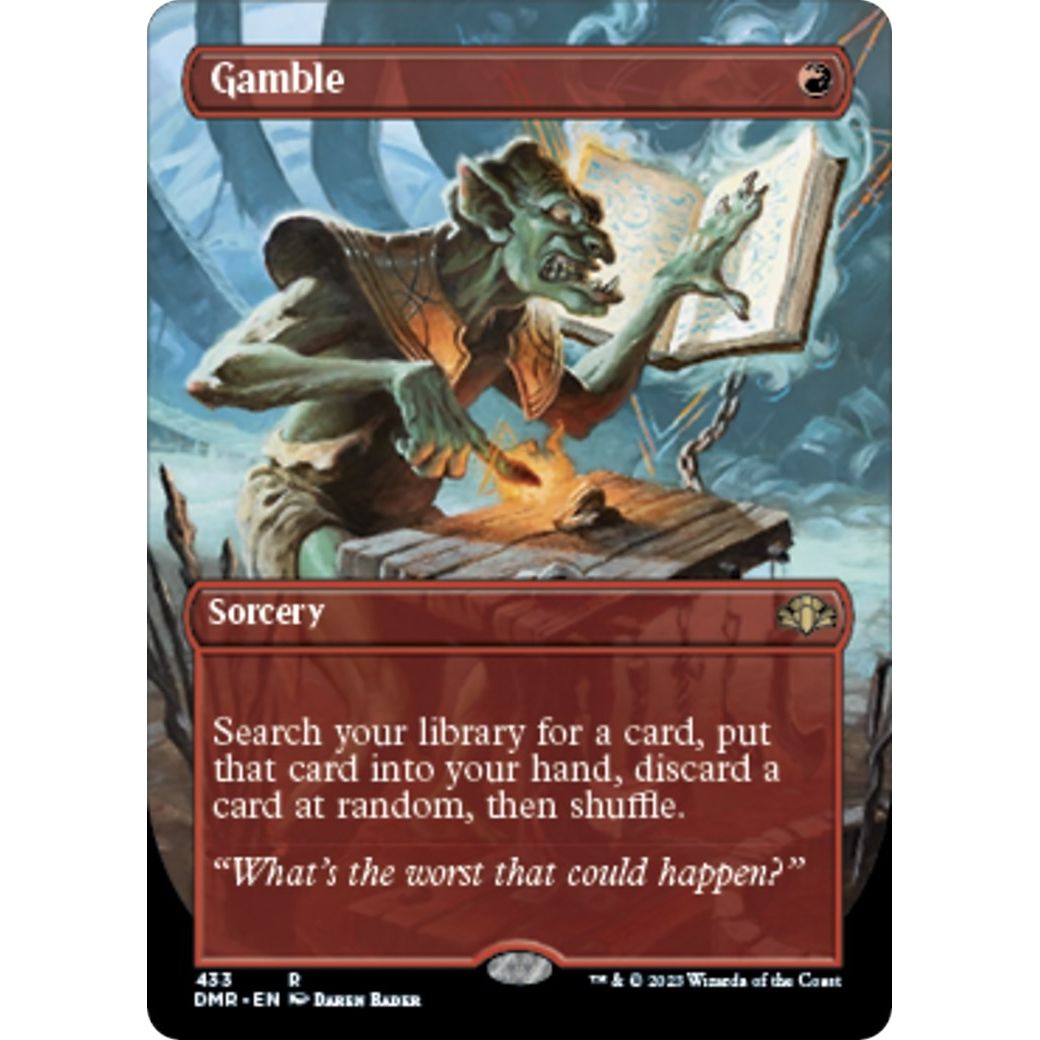 Image for Gamble (Borderless) (433) (DMR) - Magic: The Gathering