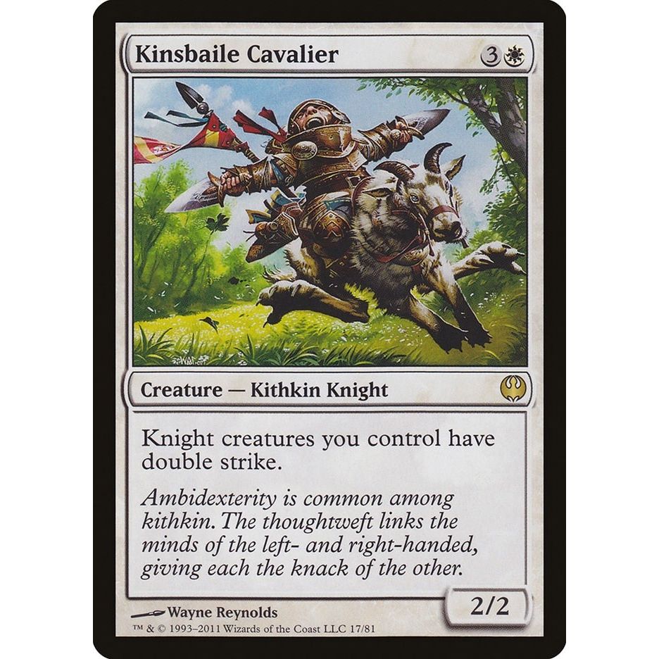 Image for Kinsbaile Cavalier (17) (DDG) - Magic: The Gathering