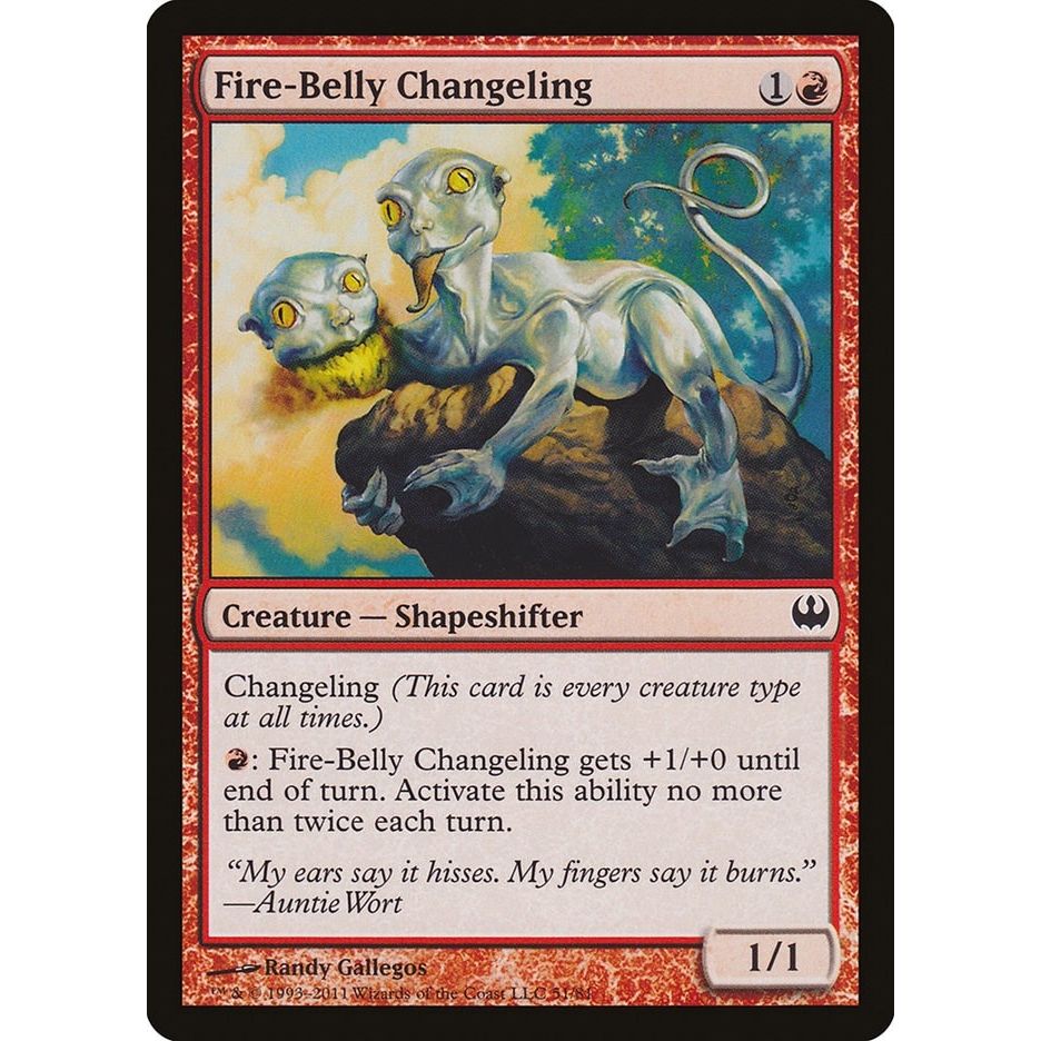 Image for Fire-Belly Changeling (51) (DDG) - Magic: The Gathering