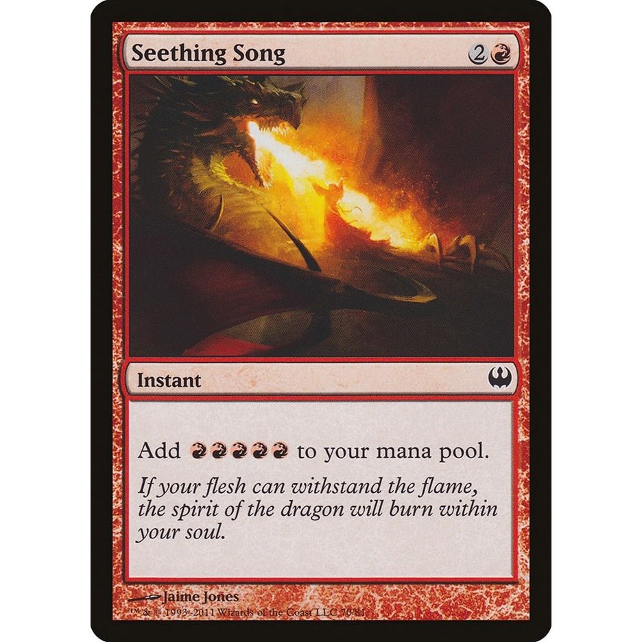 Image for Seething Song (70) (DDG) - Magic: The Gathering