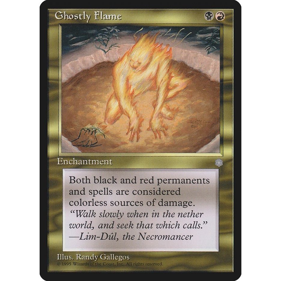 Image for Ghostly Flame (ICE) - Magic: The Gathering