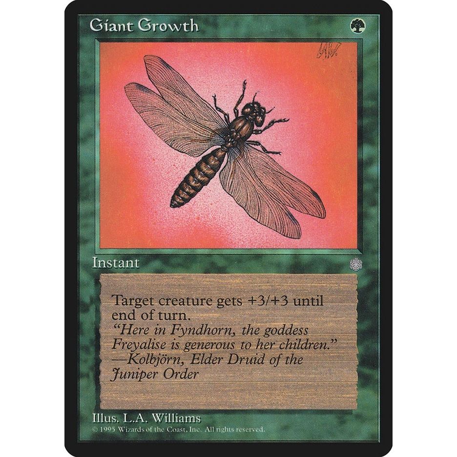 Image for Giant Growth (ICE) - Magic: The Gathering