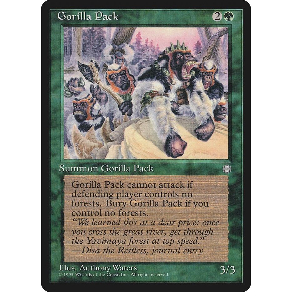 Image for Gorilla Pack (ICE) - Magic: The Gathering