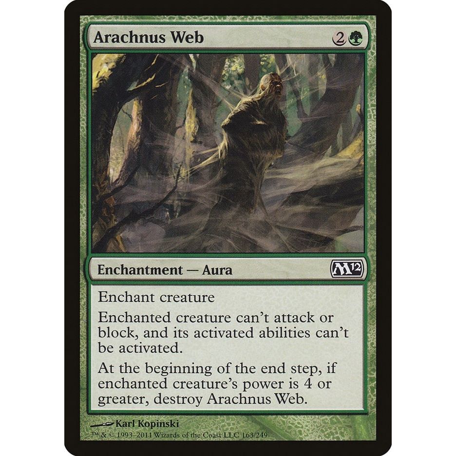 Image for Arachnus Web (163) (M12) - Magic: The Gathering