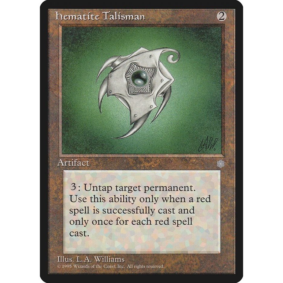 Image for Hematite Talisman (ICE) - Magic: The Gathering