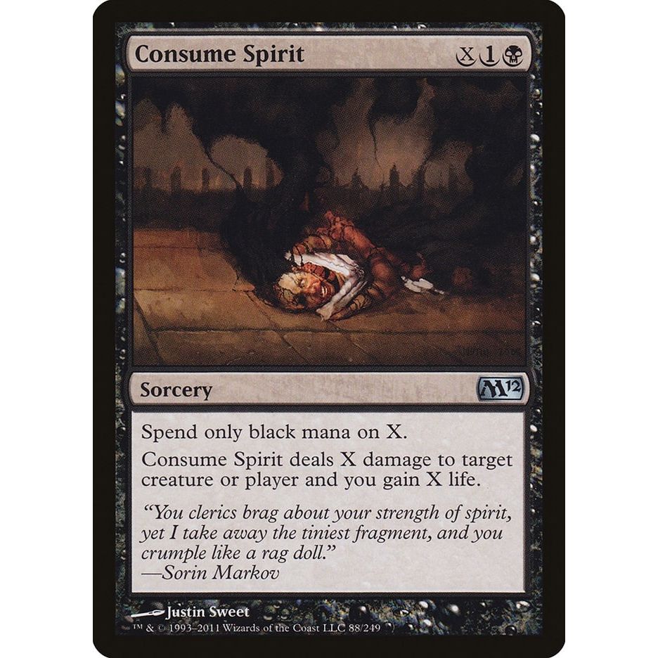 Image for Consume Spirit (88) (M12) - Magic: The Gathering
