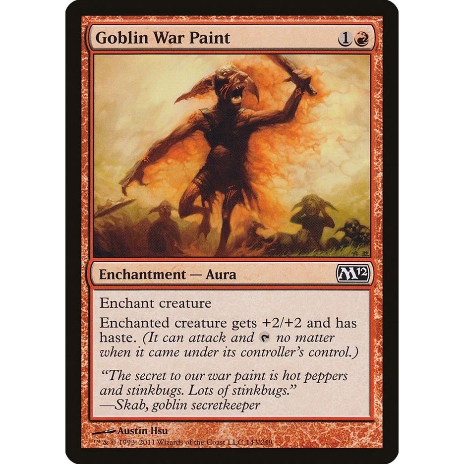 Image for Goblin War Paint (143) (M12) - Magic: The Gathering