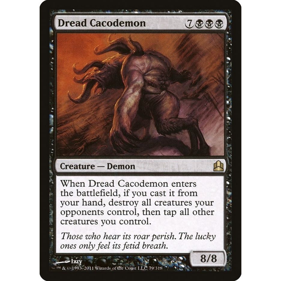 Image for Dread Cacodemon (79) (CMD) - Magic: The Gathering