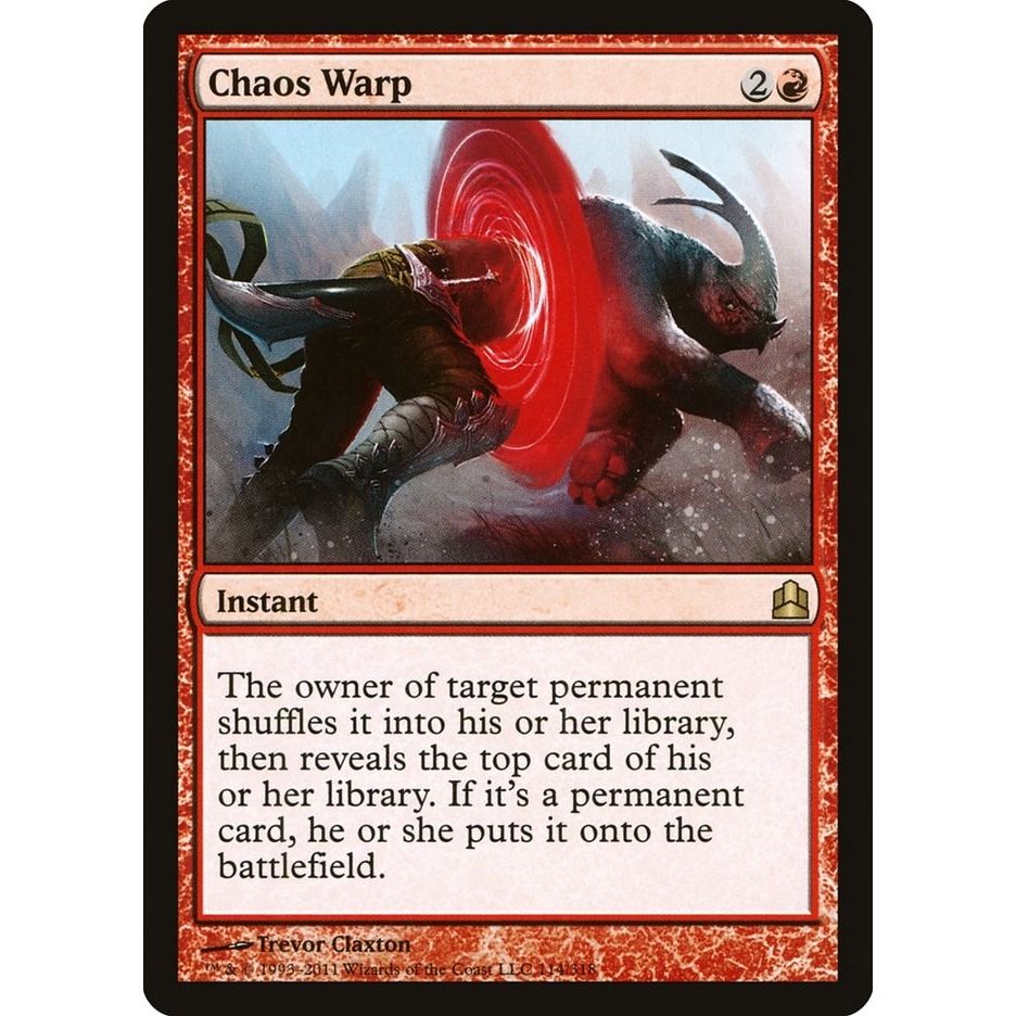 Image for Chaos Warp (114) (CMD) - Magic: The Gathering