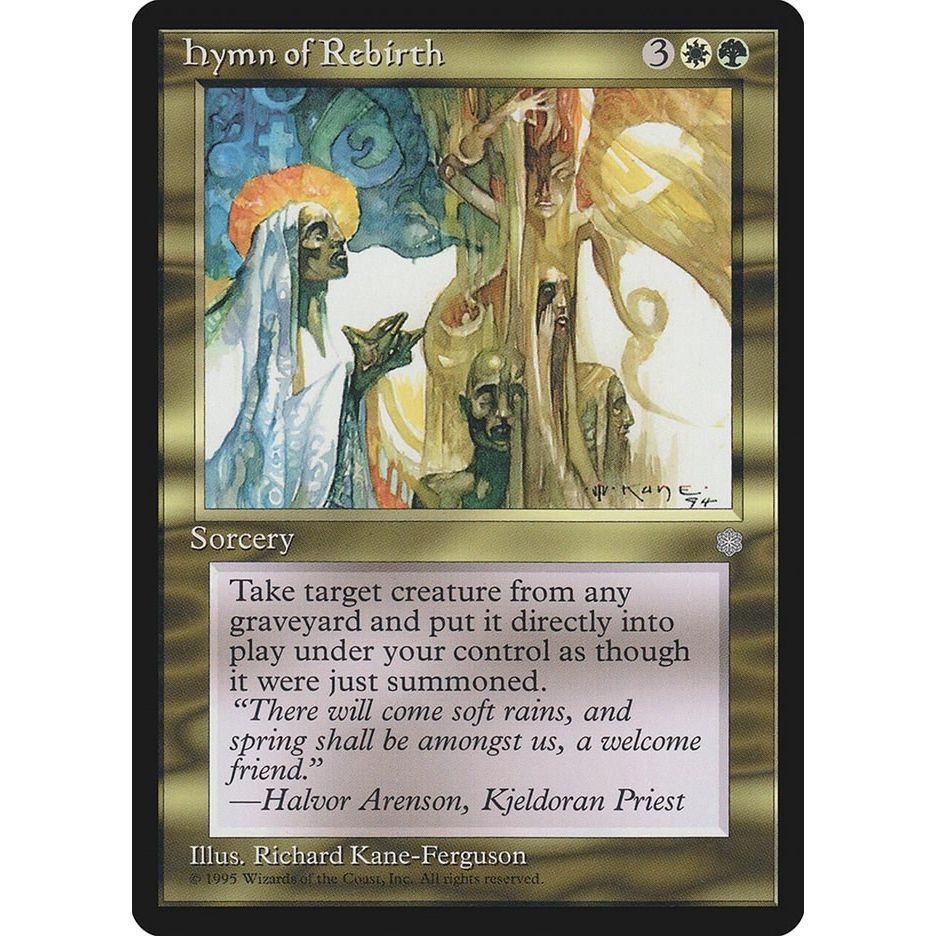 Image for Hymn of Rebirth (373) (ICE) - Magic: The Gathering