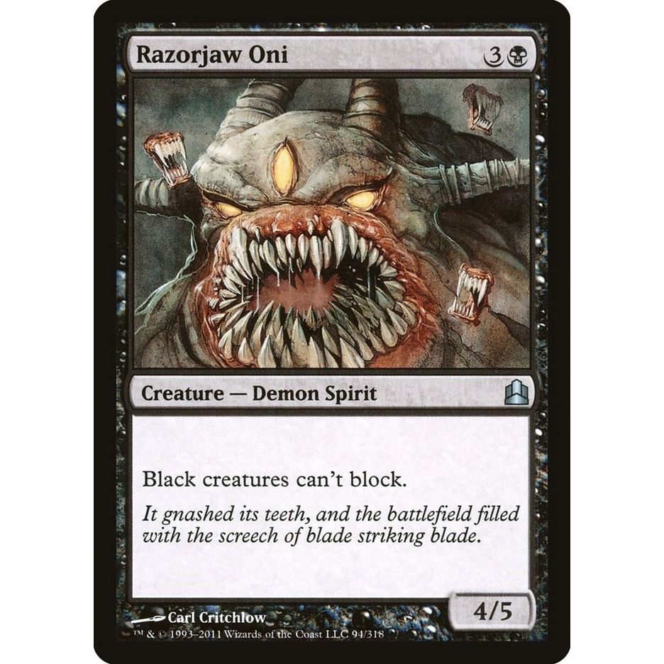 Image for Razorjaw Oni (94) (CMD) - Magic: The Gathering
