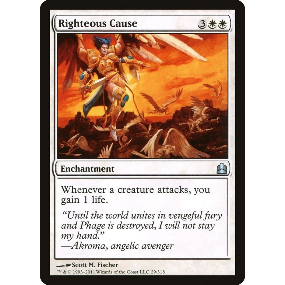 Image for Righteous Cause (29) (CMD) - Magic: The Gathering