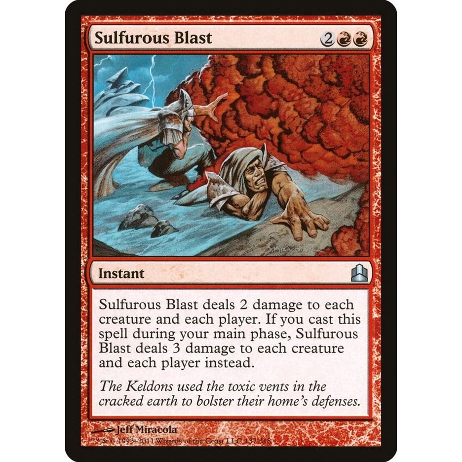 Image for Sulfurous Blast (137) (CMD) - Magic: The Gathering