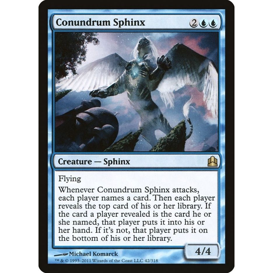 Image for Conundrum Sphinx (42) (CMD) - Magic: The Gathering