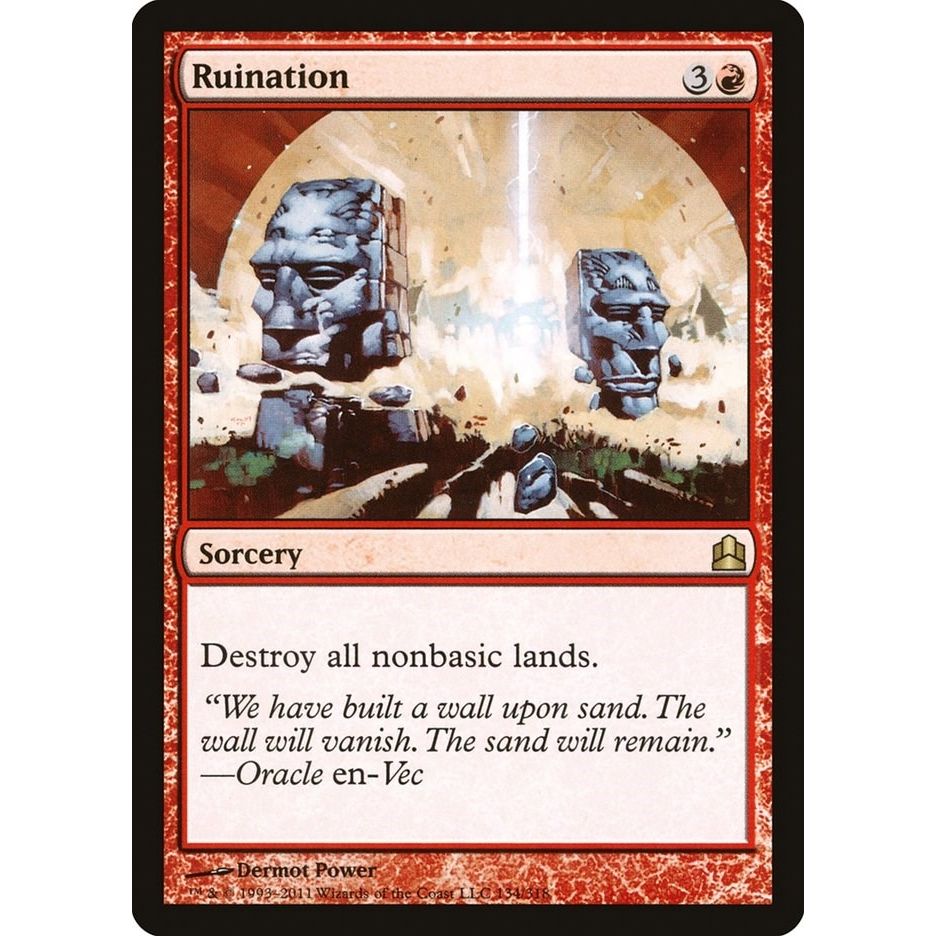Image for Ruination (134) (CMD) - Magic: The Gathering