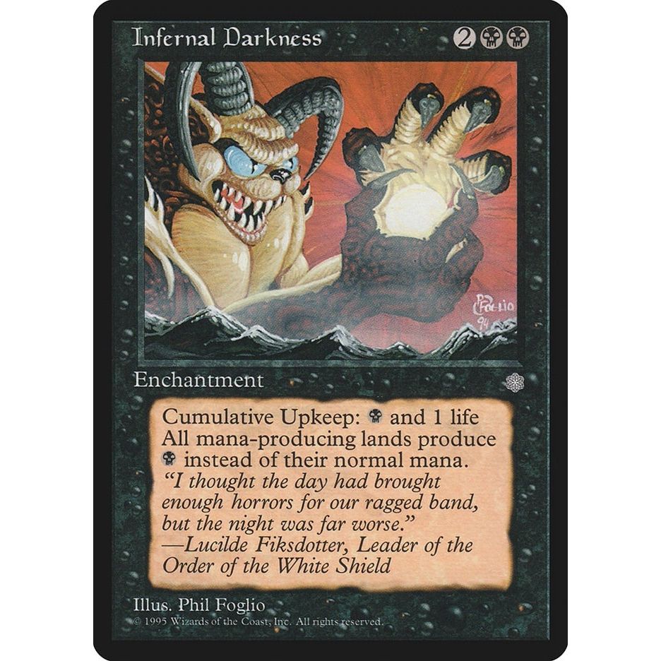 Image for Infernal Darkness (23) (ICE) - Magic: The Gathering