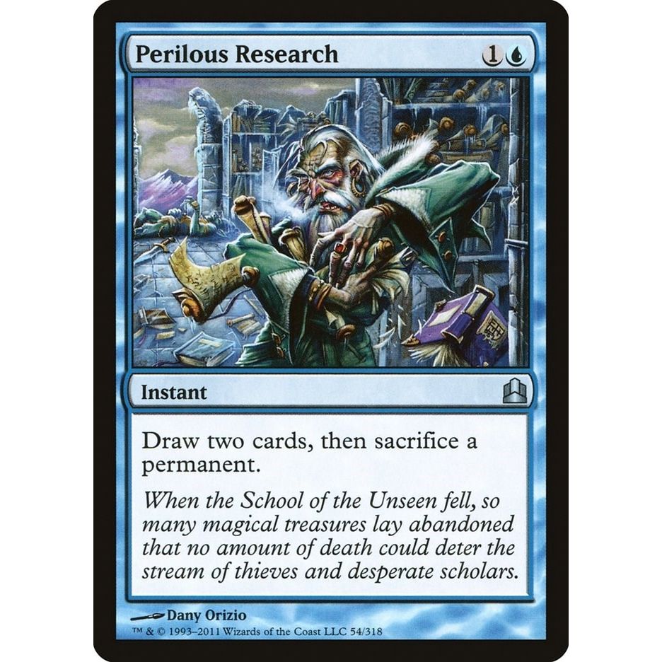 Image for Perilous Research (54) (CMD) - Magic: The Gathering