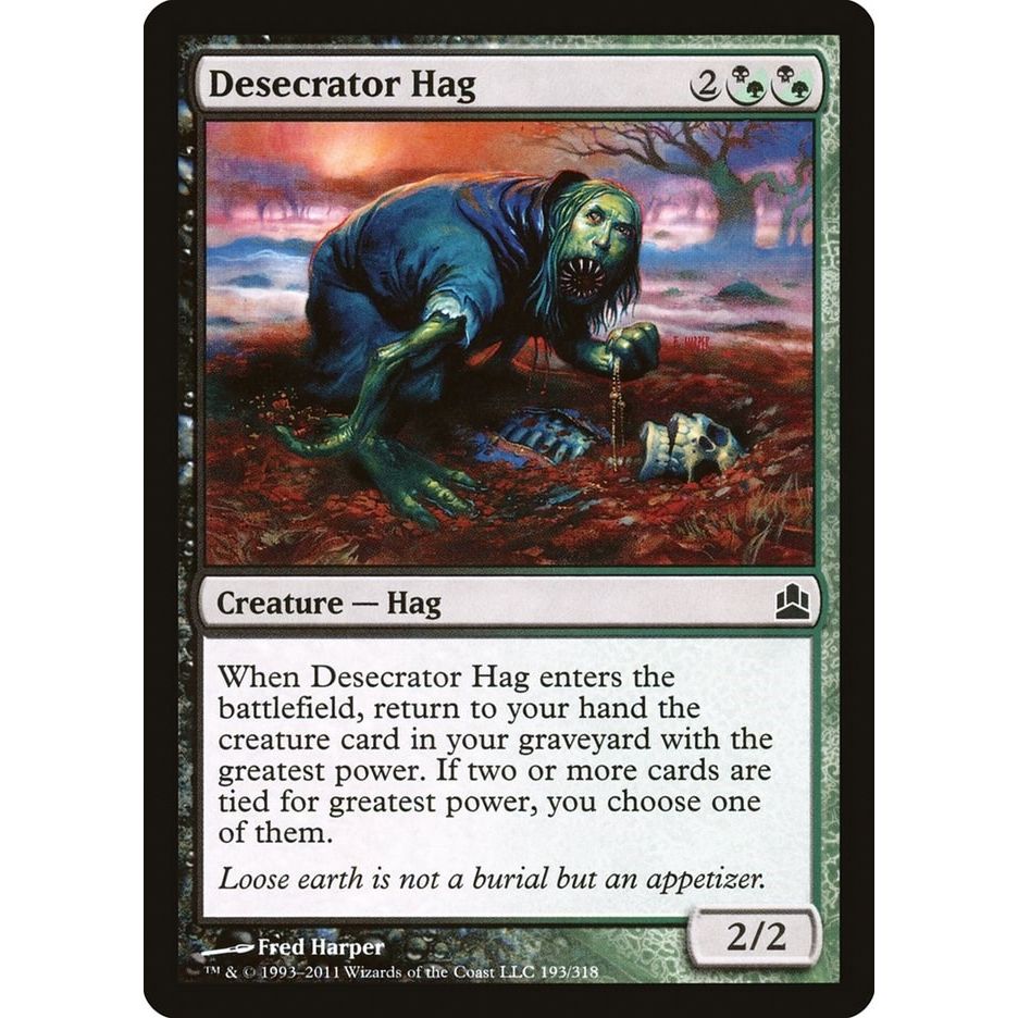 Image for Desecrator Hag (193) (CMD) - Magic: The Gathering