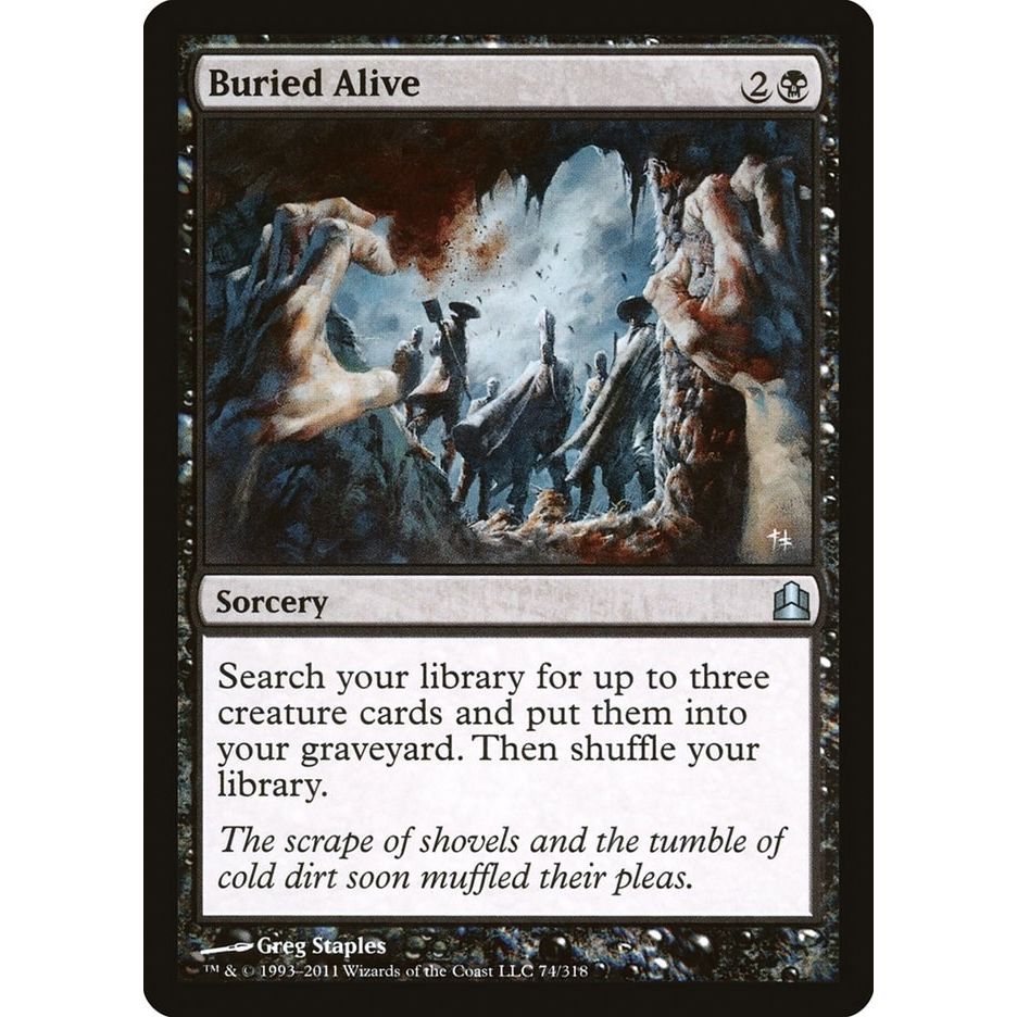 Image for Buried Alive (74) (CMD) - Magic: The Gathering