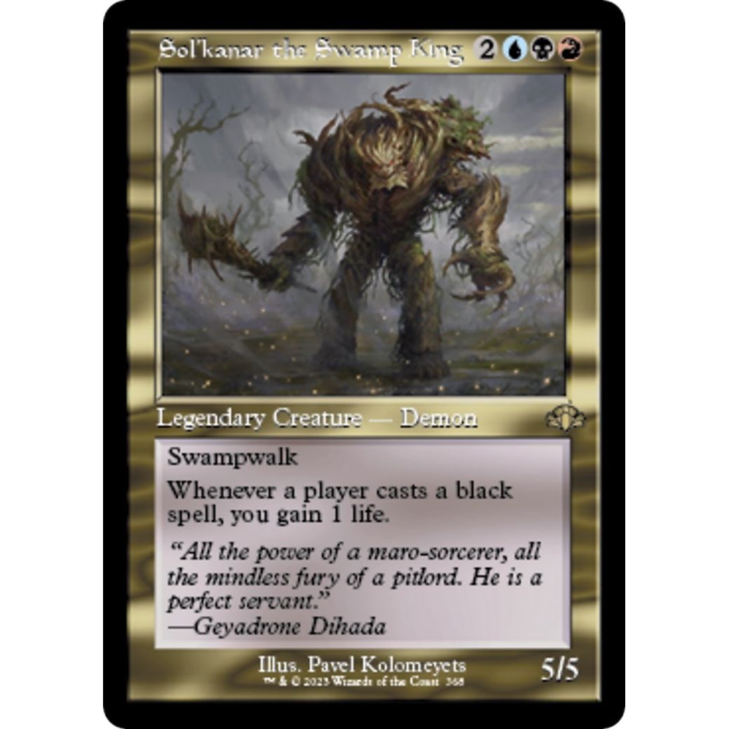 Image for Sol'kanar the Swamp King (Retro Frame) (368) (DMR) - Magic: The Gathering