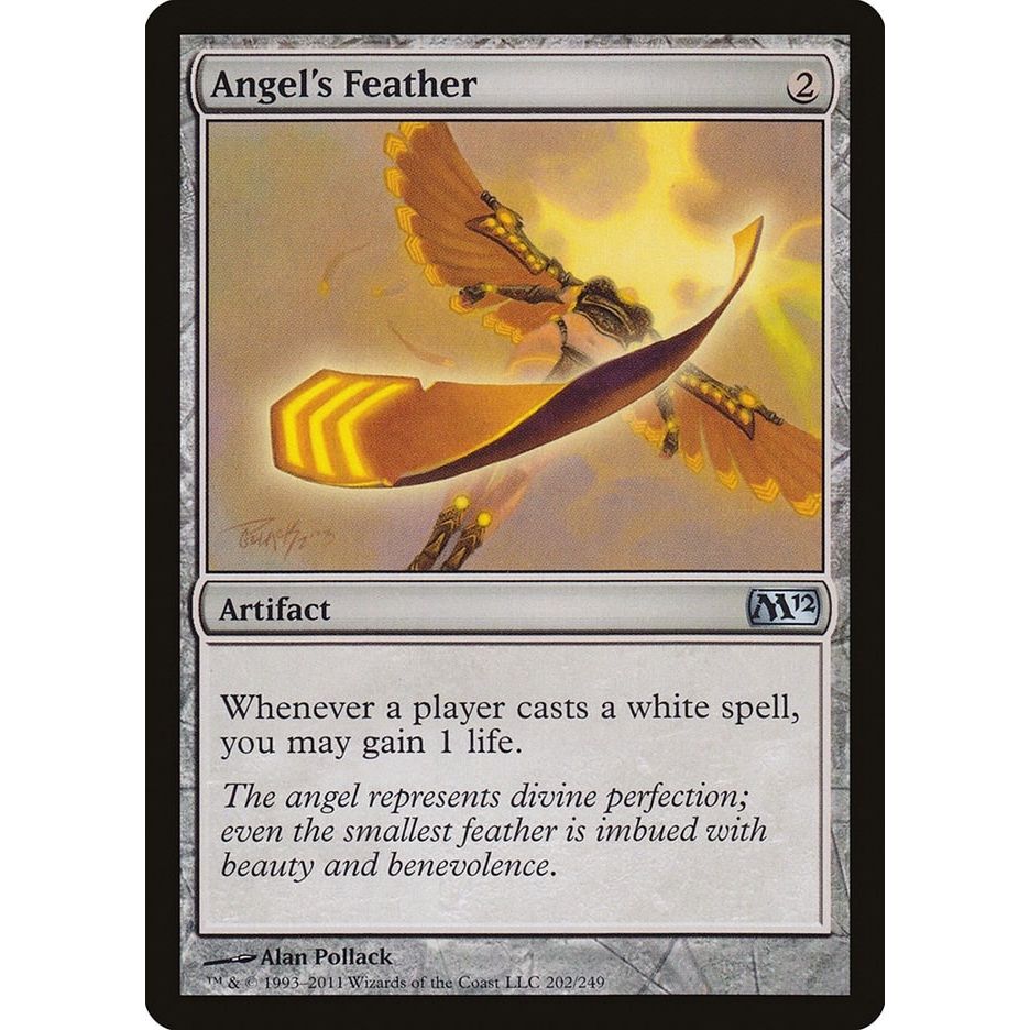 Image for Angel's Feather (202) (M12) - Magic: The Gathering