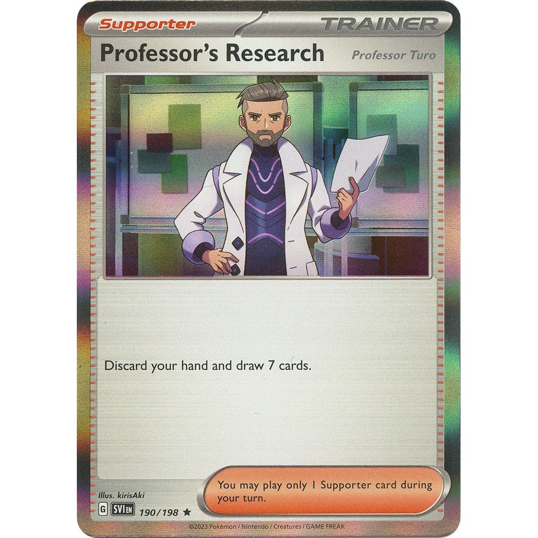 Image for Professor's Research (190/198) (SVI) - Pokemon