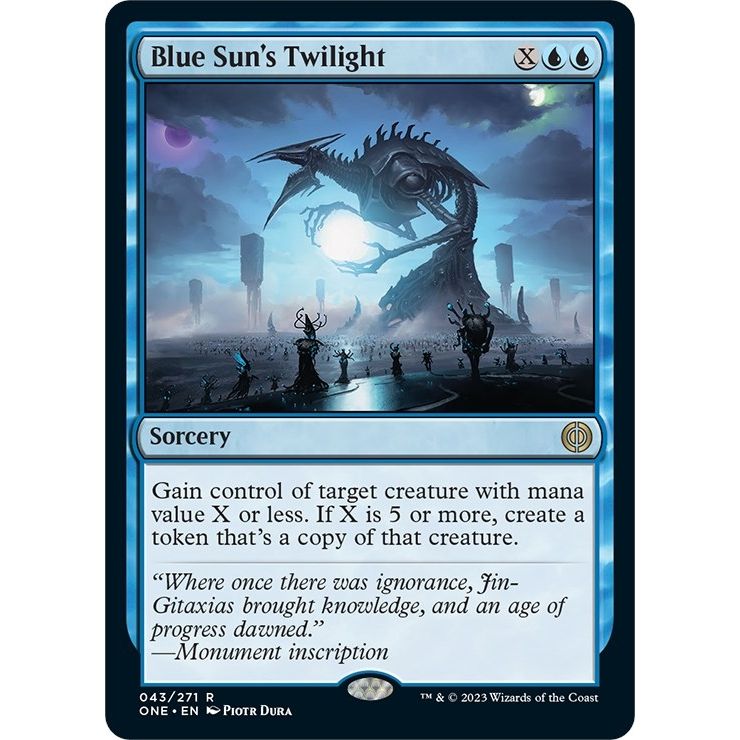 Image for Blue Sun's Twilight (43) (ONE) - Magic: The Gathering