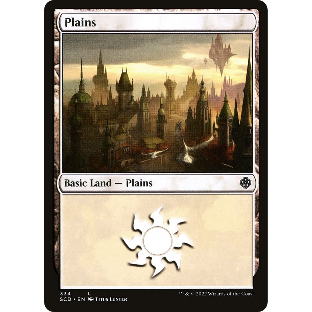Image for Plains (334) (334) (SCD) - Magic: The Gathering