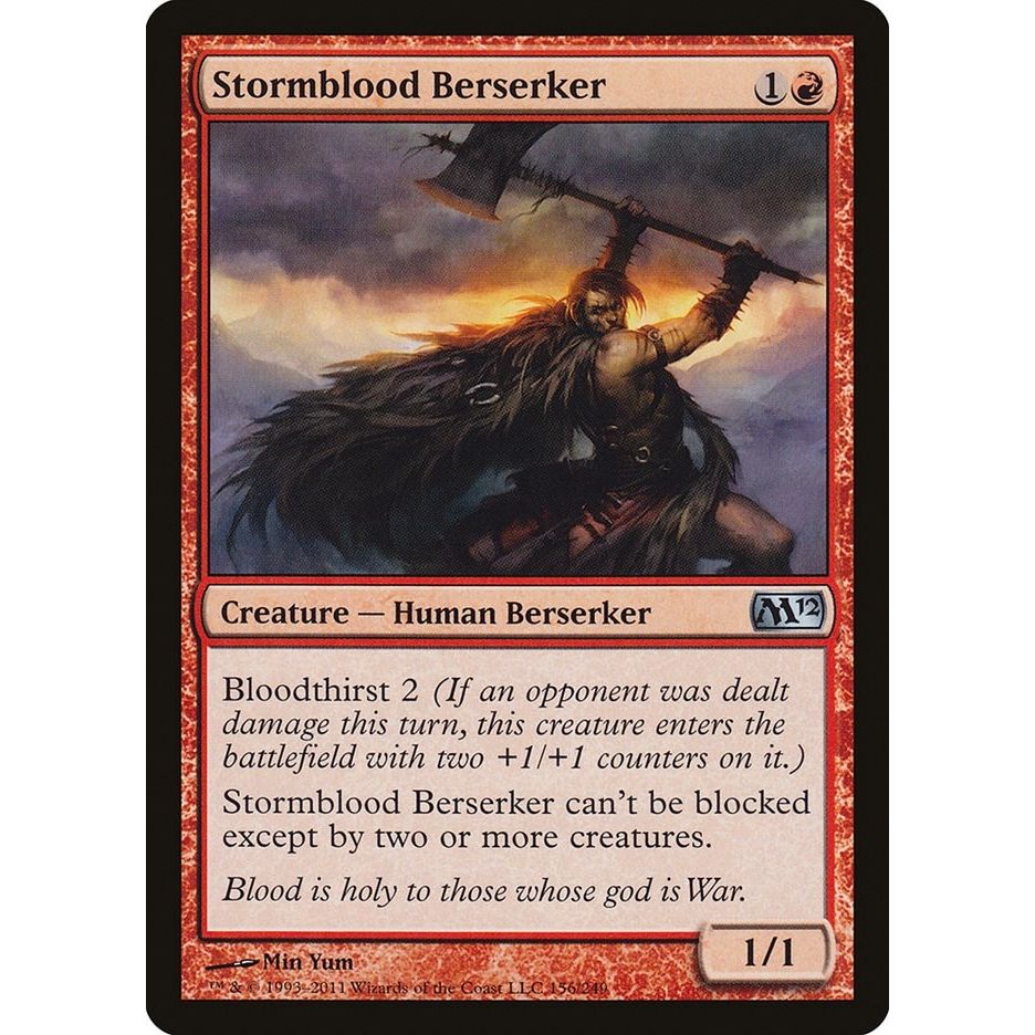 Image for Stormblood Berserker (156) (M12) - Magic: The Gathering