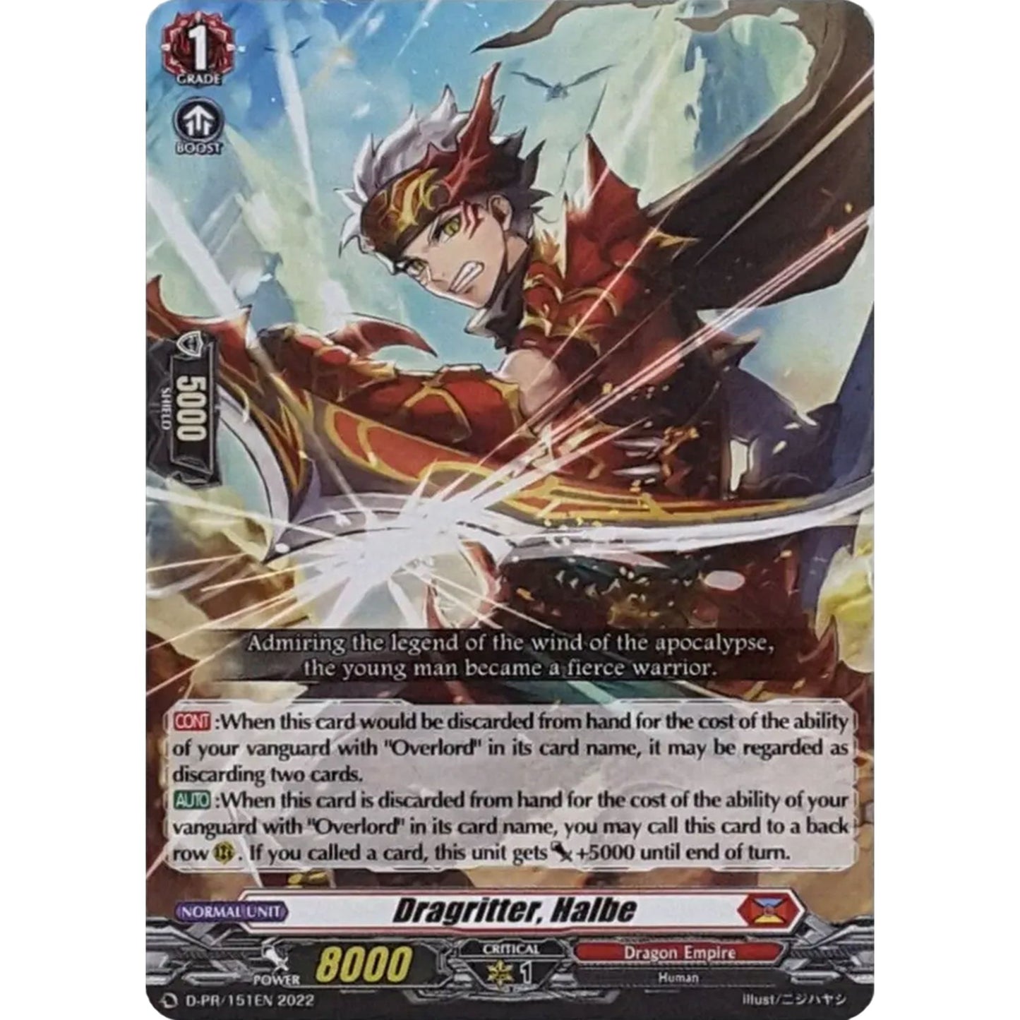 Image for Dragritter, Halbe (D-PR/151EN) (D-PR) - Cardfight Vanguard