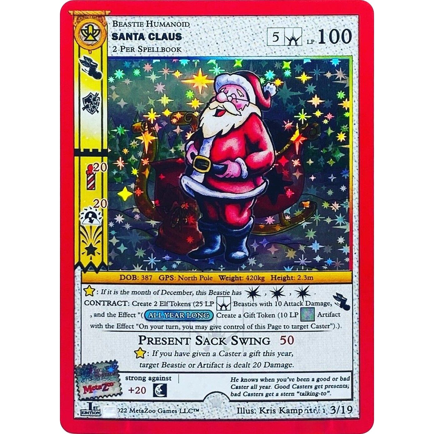 Image for Santa Claus (Holiday Promo 2022) (First Edition) (3/19) (HOLIP) - MetaZoo