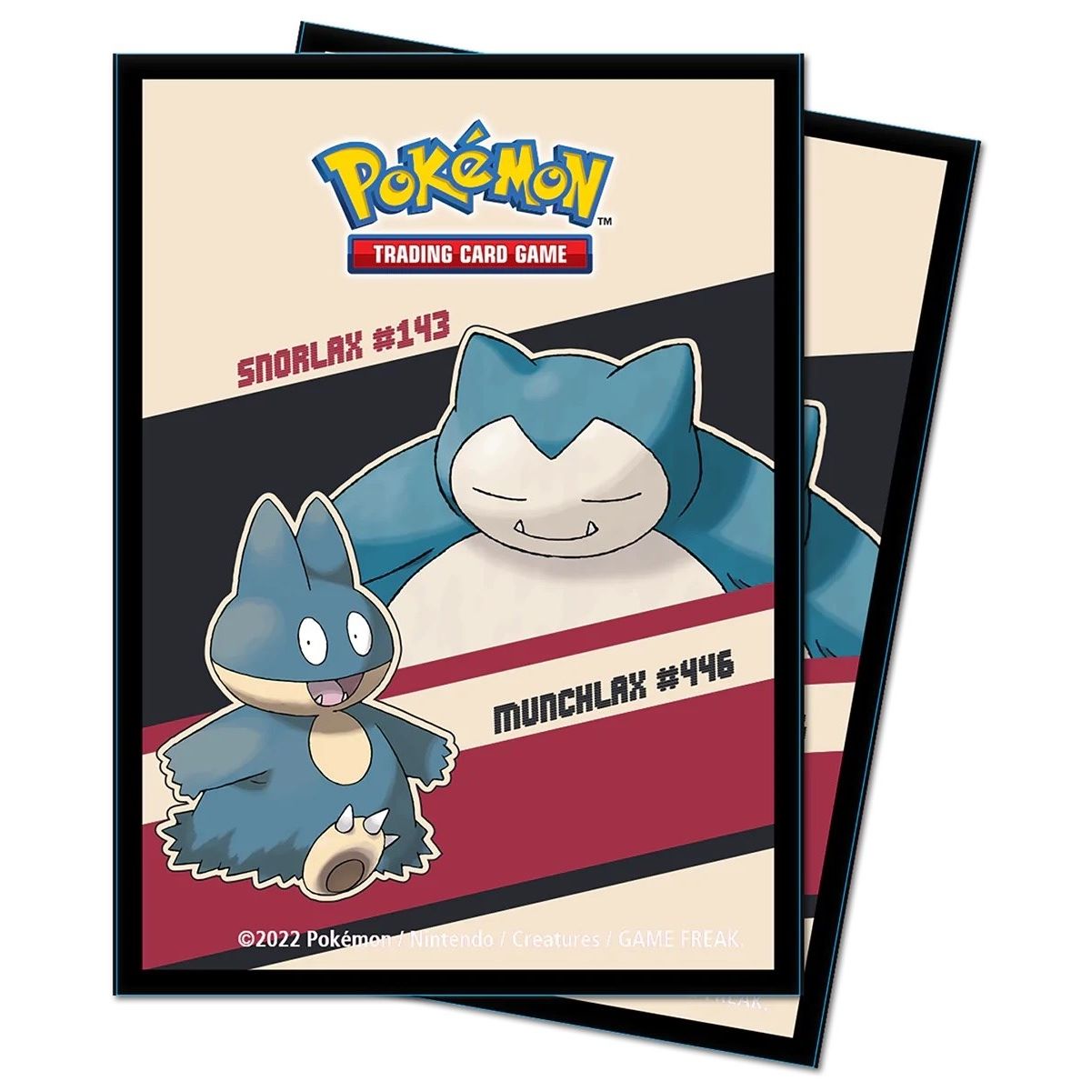 Image for Snorlax and Munchlax Standard Deck Protector Sleeves for Pokemon (65-Pack) - Card Sleeves