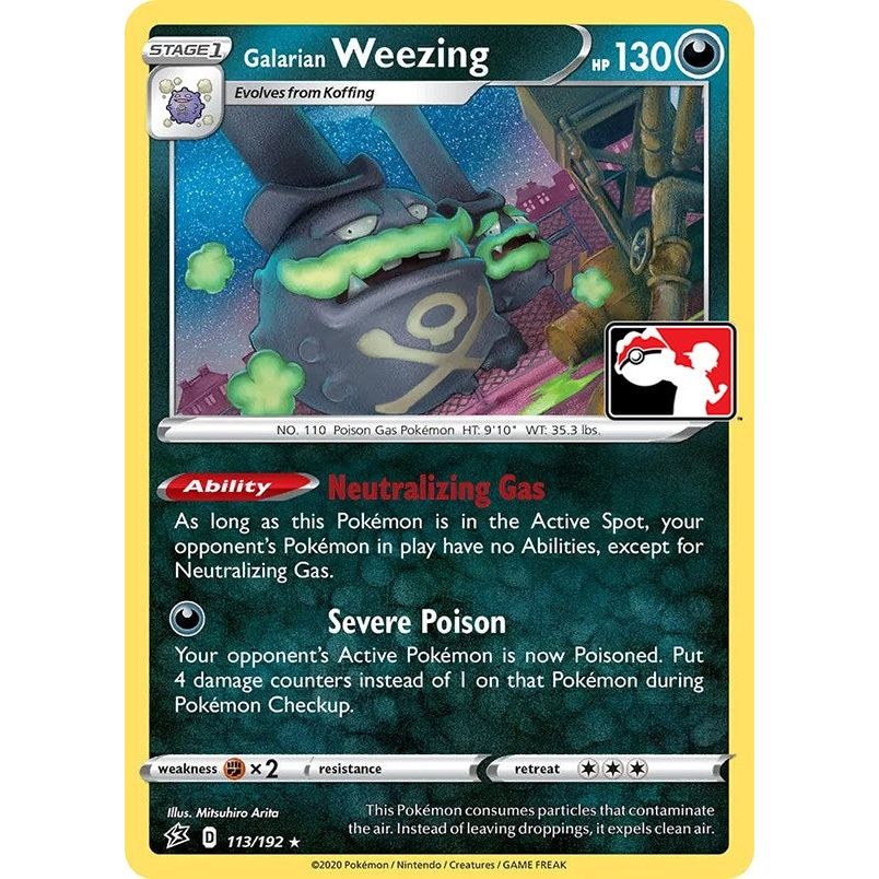 Image for Galarian Weezing (113/192) - Pokemon