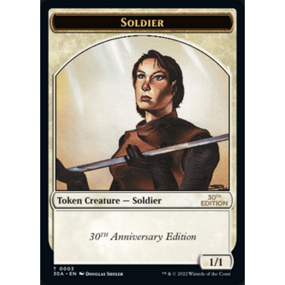 Image for Soldier Token (3) (30A) - Magic: The Gathering