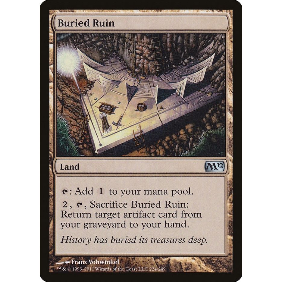 Image for Buried Ruin (224) (M12) - Magic: The Gathering