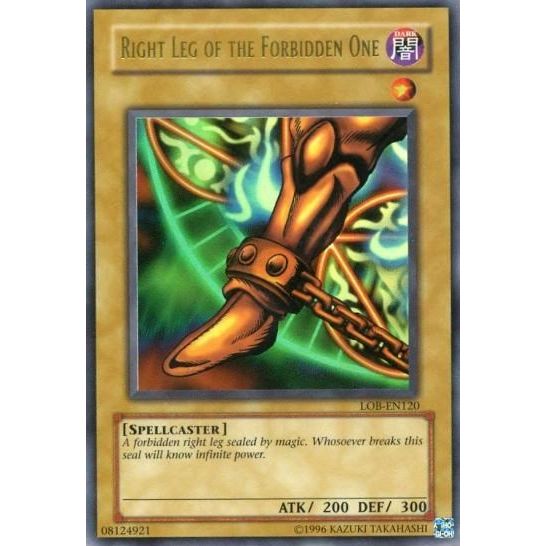 Image for Right Leg of the Forbidden One (LOB-EN120) (LOB-EN) - YuGiOh