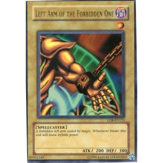 Image for Left Arm of the Forbidden One (LOB-EN123) (LOB-EN) - YuGiOh
