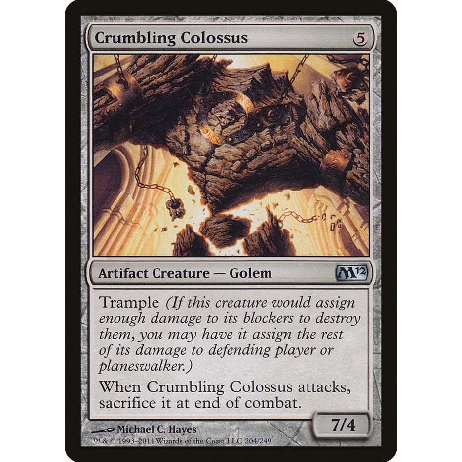 Image for Crumbling Colossus (204) (M12) - Magic: The Gathering