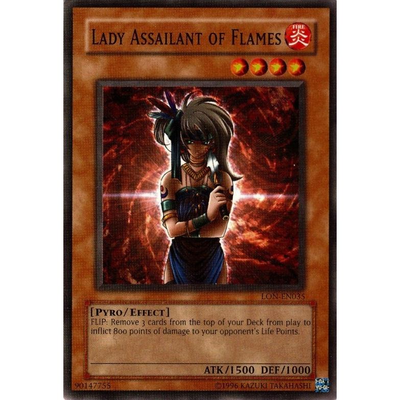Image for Lady Assailant of Flames (LON-EN035) (LON-EN) - YuGiOh