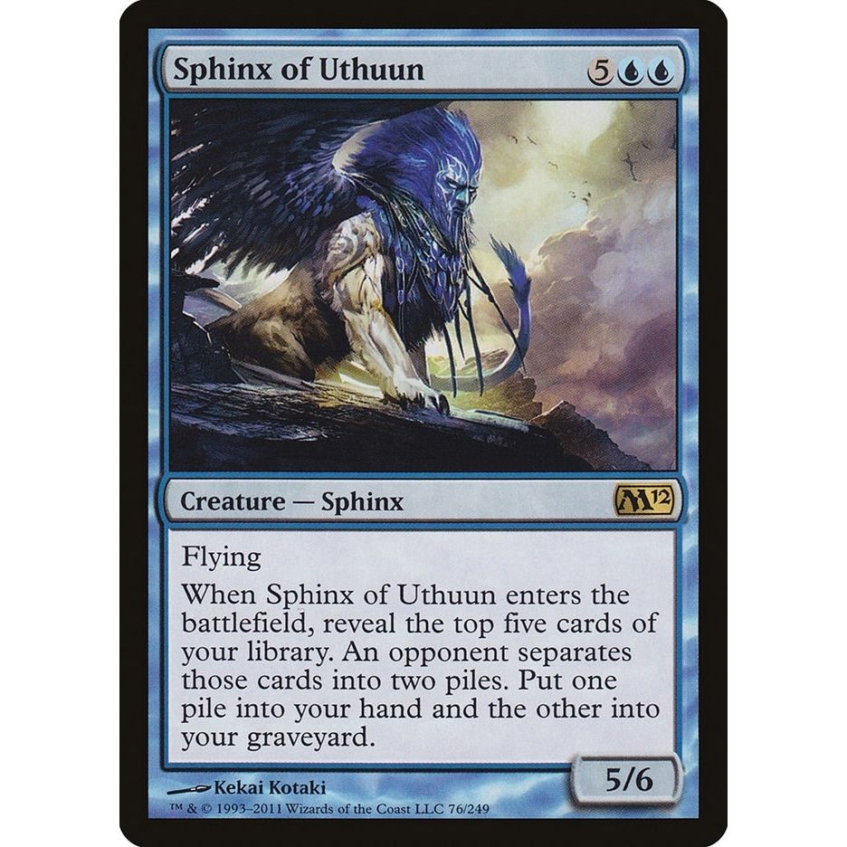 Image for Sphinx of Uthuun (76) (M12) - Magic: The Gathering