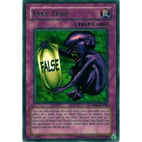 Image for Fake Trap (MRD-EN056) (MRD-EN) - YuGiOh