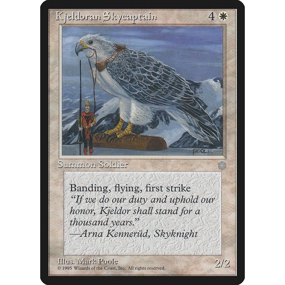 Image for Kjeldoran Skycaptain (ICE) - Magic: The Gathering