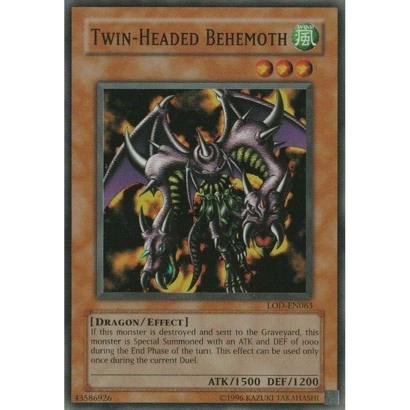 Image for Twin-Headed Behemoth (LOD-EN063) (LOD-EN) - YuGiOh